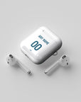 AirPods case with the Olympique Marseille 2024-25 Home football shirt design by RIPA Football