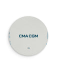 Mouse pad with the Olympique Marseille 2024-25 Home football shirt design by RIPA Football