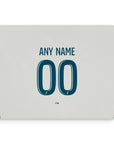 Mouse pad with the Olympique Marseille 2024-25 Home football shirt design by RIPA Football
