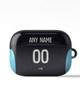 AirPods case with the Olympique Marseille 2025-26 Away football shirt design by RIPA Football