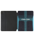 iPad case with the Olympique Marseille 2025-26 Away football shirt design by RIPA Football