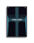 Print with the Olympique Marseille 2025-26 Away football shirt design by RIPA Football