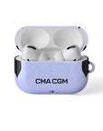 AirPods case with the Olympique Marseille 2026-27 Third football shirt design by RIPA Football