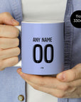 Mug with the Olympique Marseille 2026-27 Third football shirt design by RIPA Football