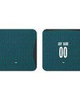 Coaster with the Monaco 2024-25 Prematch football shirt design by RIPA Football