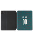 iPad case with the Monaco 2024-25 Prematch football shirt design by RIPA Football