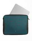 Laptop sleeve with the Monaco 2024-25 Prematch football shirt design by RIPA Football