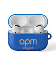 AirPods case with the Monaco 2025-26 Away football shirt design by RIPA Football