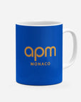 Mug with the Monaco 2025-26 Away football shirt design by RIPA Football