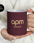 Mug with the Monaco 2026-27 Away football shirt design by RIPA Football
