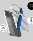 Phone case with the Monterrey 2023-24 Away football shirt design by RIPA Football