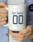 Mug with the Monterrey 2023-24 Away football shirt design by RIPA Football