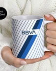 Mug with the Monterrey 2023-24 Away football shirt design by RIPA Football
