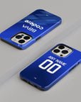 Phone case with the Monterrey 2025-26 Third football shirt design by RIPA Football