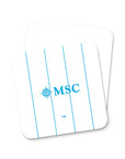 Coaster with the Napoli 2026-27 Away football shirt design by RIPA Football