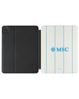 iPad case with the Napoli 2026-27 Away football shirt design by RIPA Football