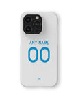 Phone case with the Napoli 2026-27 Away football shirt design by RIPA Football