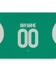 Mouse pad with the Newcastle 2025-26 Away football shirt design by RIPA Football