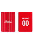 iPad case with the Nottingham Forest 2025-26 Home football shirt design by RIPA Football