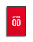 Print with the Nottingham Forest 2025-26 Home football shirt design by RIPA Football