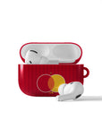 AirPods case with the OL Lyonnes 2026-27 Away football shirt design by RIPA Football