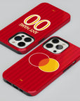 Phone case with the OL Lyonnes 2026-27 Away football shirt design by RIPA Football