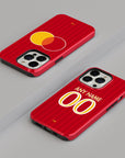 Phone case with the OL Lyonnes 2026-27 Away football shirt design by RIPA Football