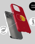 Phone case with the OL Lyonnes 2026-27 Away football shirt design by RIPA Football
