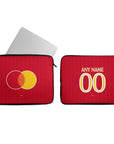 Laptop sleeve with the OL Lyonnes 2026-27 Away football shirt design by RIPA Football