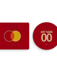 Mouse pad with the OL Lyonnes 2026-27 Away football shirt design by RIPA Football