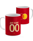 Mug with the OL Lyonnes 2026-27 Away football shirt design by RIPA Football