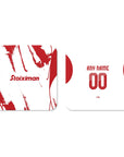 Coaster with the Olympiacos 2025-26 Away football shirt design by RIPA Football