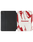 iPad case with the Olympiacos 2025-26 Away football shirt design by RIPA Football