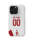 Phone case with the Olympiacos 2025-26 Away football shirt design by RIPA Football