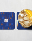 Coaster with the Netherlands 2024 Away football shirt design by RIPA Football