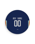 Mouse pad with the Netherlands 2024 Away football shirt design by RIPA Football