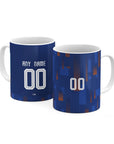 Mug with the Netherlands 2024 Away football shirt design by RIPA Football