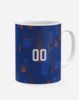 Mug with the Netherlands 2024 Away football shirt design by RIPA Football