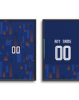 Print with the Netherlands 2024 Away football shirt design by RIPA Football