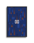 Print with the Netherlands 2024 Away football shirt design by RIPA Football