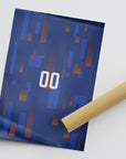 Print with the Netherlands 2024 Away football shirt design by RIPA Football