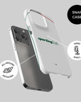 Phone case with the Palmeiras 2026 Away football shirt design by RIPA Football