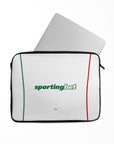 Laptop sleeve with the Palmeiras 2026 Away football shirt design by RIPA Football