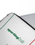 Laptop sleeve with the Palmeiras 2026 Away football shirt design by RIPA Football