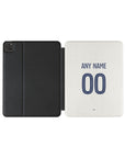 iPad case with the Paris Saint Germain 2025-26 Away football shirt design by RIPA Football