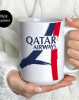 Mug with the Paris Saint Germain 2025-26 Away football shirt design by RIPA Football