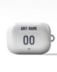 AirPods case with the Paris Saint Germain 2026-27 Away football shirt design by RIPA Football