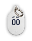 AirTag holder with the Paris Saint Germain 2026-27 Away football shirt design by RIPA Football