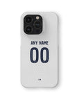 Phone case with the Paris Saint Germain 2026-27 Away football shirt design by RIPA Football