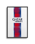 Print with the Paris Saint Germain 2026-27 Away football shirt design by RIPA Football